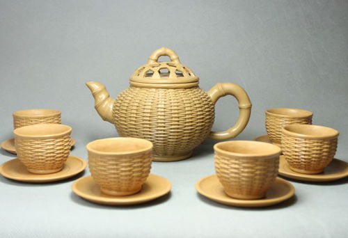 富含藝術(shù)欣賞價(jià)值的竹編茶具
