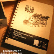 sweetsmile創意禮品趟籠&騎樓通用筆記本/記事本yy-0989