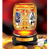 祥鈺精品琉璃國粹筆筒高檔商務會議禮品 