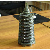 旺學業催官運 青玉文昌塔 玉器禮品