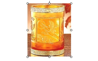 財福緣和諧發展琉璃筆筒 BZY—BT—101