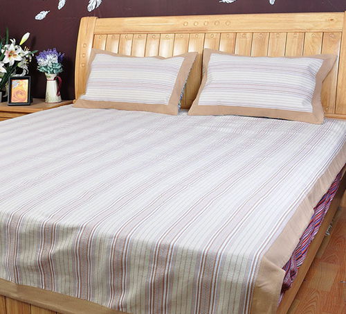 手工老粗布涼席今夏禮品市場成亮點