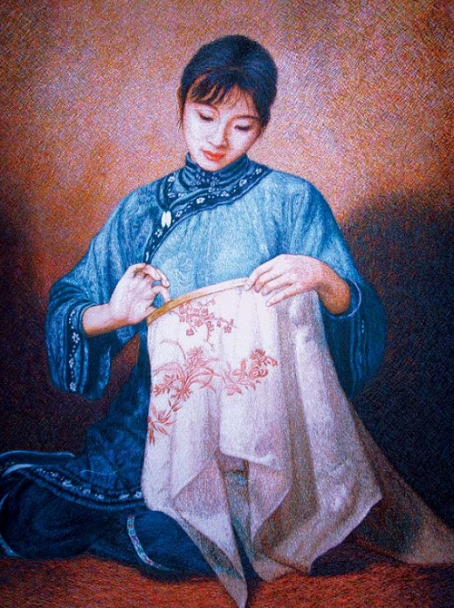 蘇中刺繡坊趙啟中——以針作畫，巧奪天工