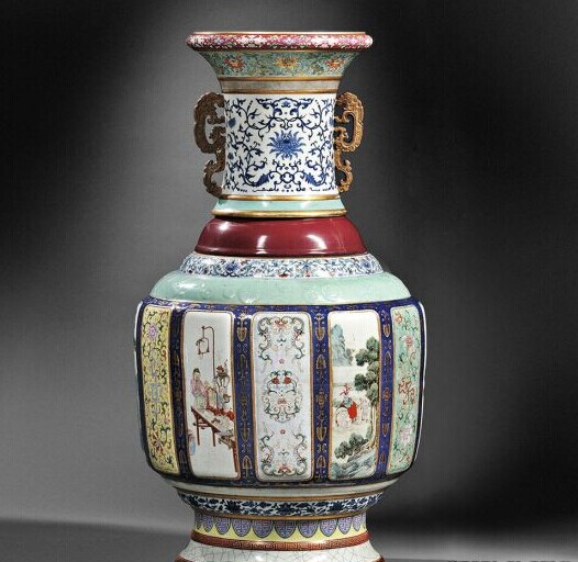 孿生瓷母瓶即將于美國拍賣