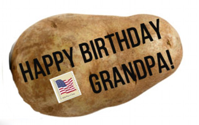 美國創意禮物“馬鈴薯”賀卡 刷出禮物新高度